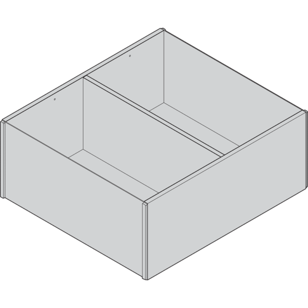 AMBIA-LINE Rahmen für LEGRABOX/MERIVOBOX Frontauszug, Holzdesign, ab NL=270 mm,