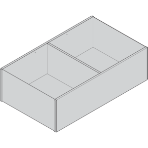 AMBIA-LINE Rahmen für LEGRABOX/MERIVOBOX, Frontauszug, Holzdesign, ab NL=400 mm,
