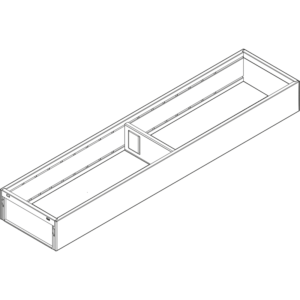 A_ZC7S500RS1_P_1_PB_BAU_SALL_AOF_V1-1.png AMBIA-LINE Rahmen für LEGRABOX/MERIVOBOX Schubkasten, Stahl, NL=500 mm, Breite=1