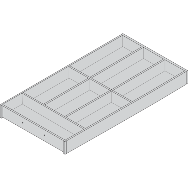 Besteckeinsatz Ambia Line NL 600 Bardolino Eiche/SW-M