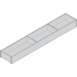 AMBIA-LINE Rahmen für LEGRABOX/MERIVOBOX Schubkasten, Holzdesign, NL=600 mm, Bre