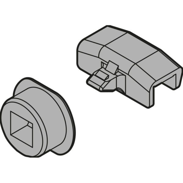 LBX MITNEHMER-SET F.INNENSCHUB.H=M POLARSILBER