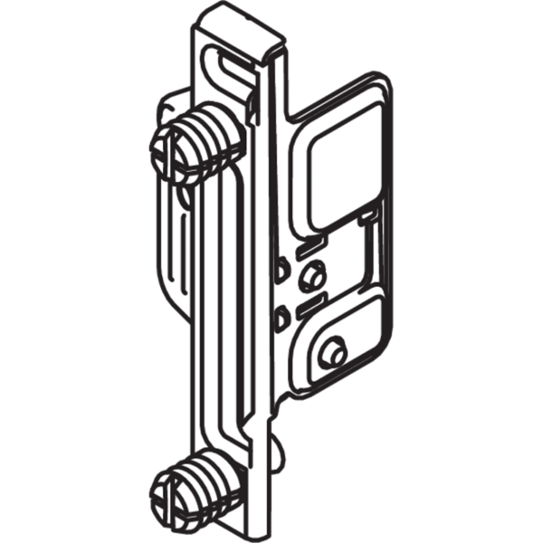 CLIP- Frontbefestigung links  Einpress. f.320/330 M/H/K