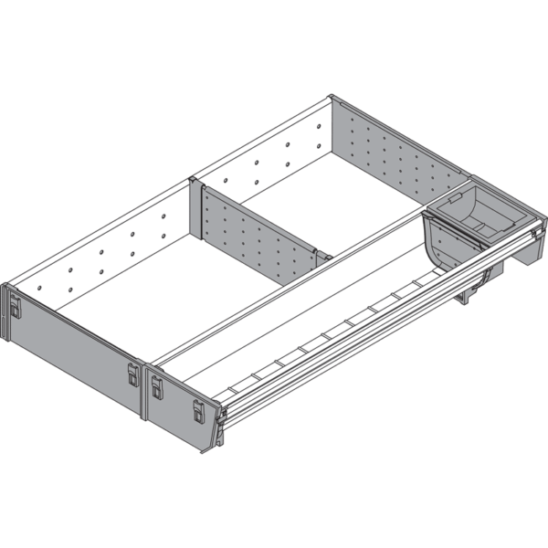 ORGA-LINE Kombi-Set für Tandembox Schubkasten NL=450mm, Breite=289mm
