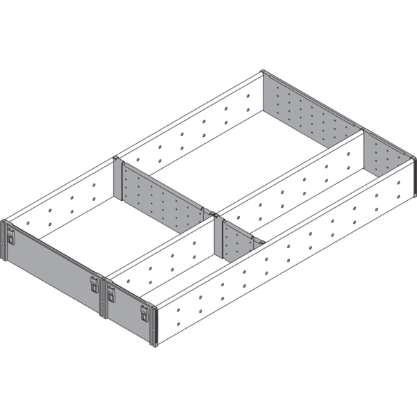 ORGA-LINE Facheinteilung für TBX NL 500mm,  Breite 291mm