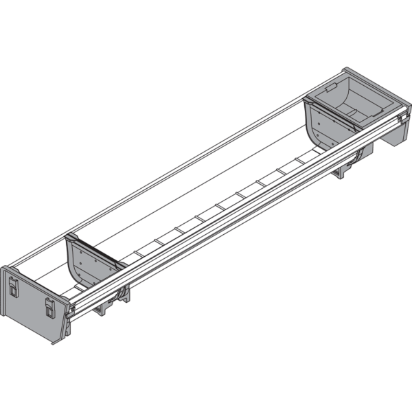 ORGA-LINE Schalen-Set für TBX Schubkasten NL=550mm, Breite=103mm