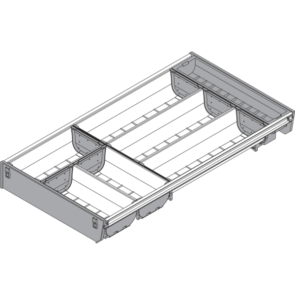ORGA-LINE Besteckeinteilung für TBX NL 550mm, KB 400mm Breite 280mm