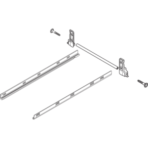 Seitenstabilisierung  weiss Metabox NL 550mm  Set