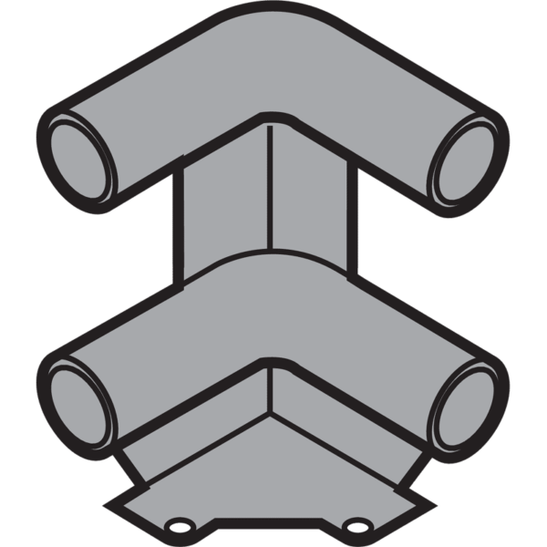 Tablareckstütze 2-fach