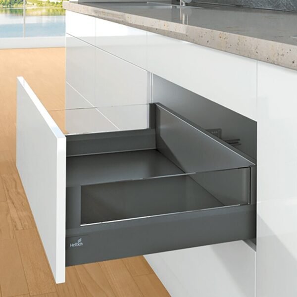 Schubkasten-Designelement,ArciTech,9122989,NL550mm,Glas silber klar
