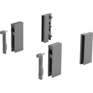Hettich 9122974 Schubk.-Designelementadapter ArciTech mit Frontbefestigung anthrazit