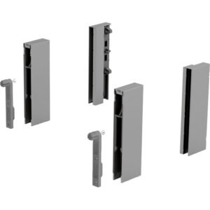 Hettich 9122978 Schubkast. Designelementadapter ArciTech mit Frontbefestigung silber