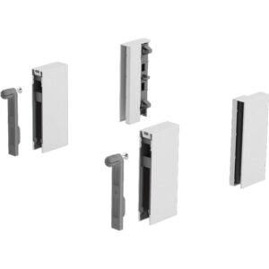 Hettich 9122975 Schubkasten-Designelementadapter ArciTech mit Frontbefestigung weiß