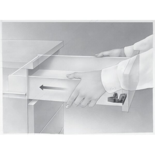 Unterflur-Vollauszug,Quadro V6,9111235,Push-to-open,250mm,links und rechts