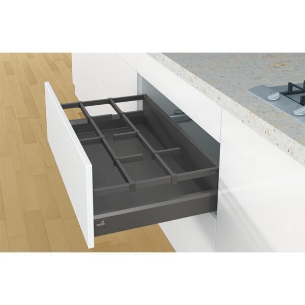 Schubk.-Querreling, OrgaStore 400, 9182712,L 2000mm, anthrazit pulverbeschichtet