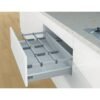 Schubkast.-Querreling, OrgaStore 400, 9182706,L 2000mm, silber pulverbeschichtet
