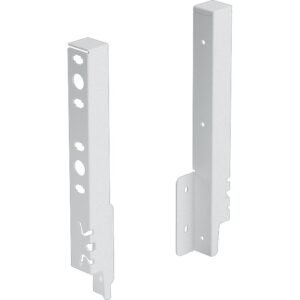 Hettich 9149282 Schubkasten-Rückwandverbinder links/rechts ArciTech Stahl weiß