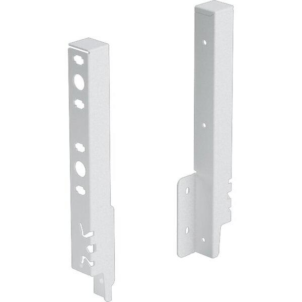 Hettich 9149282 Schubkasten-Rückwandverbinder links/rechts ArciTech Stahl weiß