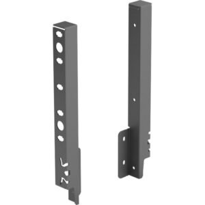 Hettich 9150506 Schubkasten Rückwandverbinder links/rechts ArciTech Stahl anthrazit