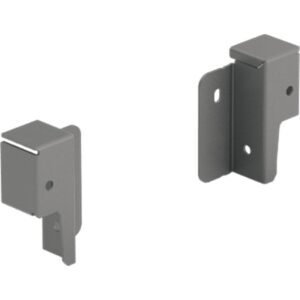 Hettich 9150500 Schubkasten Rückwandverbinder links/rechts ArciTech Stahl anthrazit
