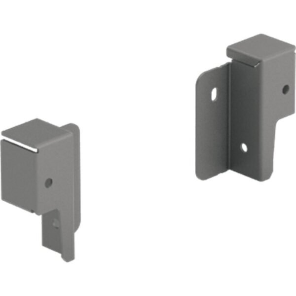 Hettich 9150500 Schubkasten Rückwandverbinder links/rechts ArciTech Stahl anthrazit