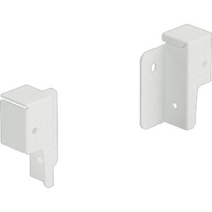 Hettich 9150069 Schubkasten Rückwandverbinder links rechts ArciTech Stahl weiß