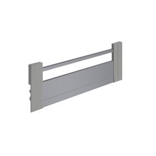 Hochwertige Innenauszug-Front in silber für das Hettich InnoTech Atira Schubladensystem, bietet hohe Stabilität und stilvolles Design