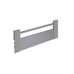 Hochwertige Innenauszug-Front in silber für das Hettich InnoTech Atira Schubladensystem, bietet hohe Stabilität und modernes Design