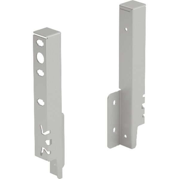 HETTICH Schubkasten-Rückwandverbinder links/rechts ArciTech 9150643 Stahl silber