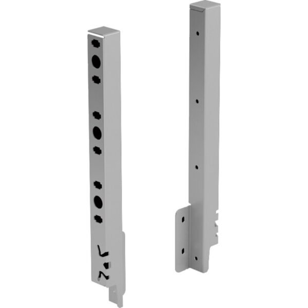 Hettich 9150646 Schubkasten Rückwandverbinder links/rechts ArciTech Stahl silber