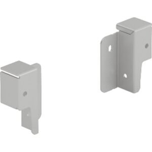 Hettich 9150630 Schubkasten Rückwandverbinder links/rechts ArciTech Stahl silber