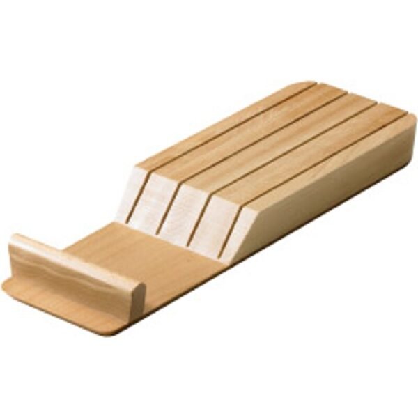 Schubkasten-Messerhalter,74430,Buche lackiert