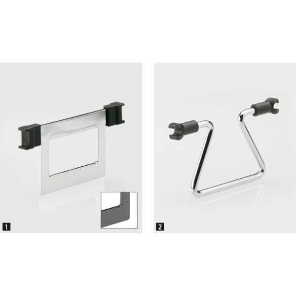 Trennbügel für Frontauszug, Arena STYLE, pulverbeschichtet, anthrazit (1)