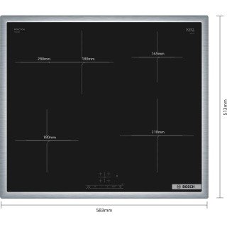 Bosch HBD435FH63 Einbau-Backofen-Set Einbau-Backofen, Induktionskochfeld (Enthält HBA234BB3, PIF64KBB5E)