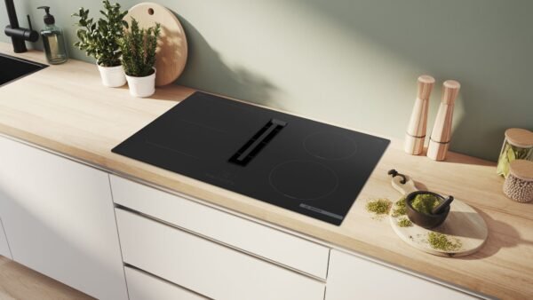 Einbau-Backofen-Set, HBA271BB3 + PVS811B16E, Einbau-Backofen, Kochfeld mit Dunstabzug (Induktion)