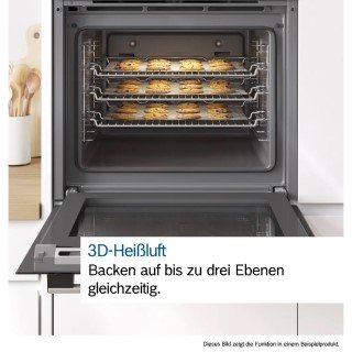 Bosch HBD435FH63 Einbau-Backofen-Set Einbau-Backofen, Induktionskochfeld (Enthält HBA234BB3, PIF64KBB5E)