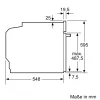 HBD632LS81, Einbau-Backofen-Set bestehend aus HBG537BB3 +PKC845FP1D