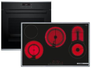 Bosch HBD434FH83 Set Backofen HBA234BB3 + Induktionskochfeld PIE84KBB5E