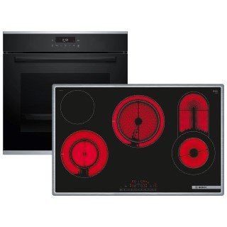 Bosch HBD472FH85 Einbau-Backofen-Set mit Glaskeramik-Kochfeld. Kreaktivmoebel, Kreativ möbel.