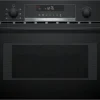 BOSCH Serie 6 Einbau Mikrowelle CMA585GB1 in Schwarz, Frontansicht. Kreaktivmoebel, Kreativ möbel