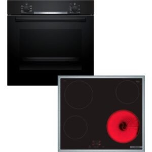 Bosch HBD230CR63 Einbau-Backofen-Set Einbau-Backofen, Elektro-Kochfeld (HBA510BA3, PKE645BA2E). Kreaktivmoebel, Kreativ möbel