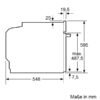 Serie 2 Einbau-Backofen 60 x 60 cm Schwarz HBA572BB4