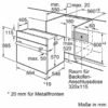 Bosch HBD231FB85 Einbau-Backofen-Set Einbau-Backofen, Elektro-Kochfeld (HBF133BA0, PKN811BA2E)