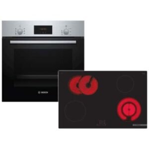 Bosch HBD231BR81 Einbau-Backofen-Set mit Elektro-Kochfeld HBF133BR0 und PKN811BA2E. Kreaktivmoebel, Kreativ möbel.