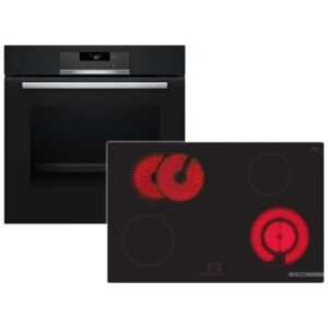 Bosch HBD271FB88 Einbau-Backofen-Set Einbau-Backofen, Elektro-Kochfeld (Enthält HBA171BB3, PKN811BA2E) Kreaktivmoebel, Kreativ möbel