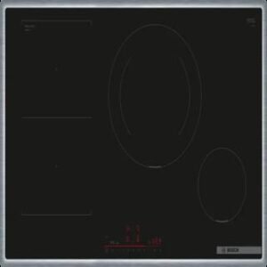 BOSCH Serie 6 Induktionskochfeld Hochwertiges Induktionskochfeld mit Edelstahlrahmen, TouchControl-Bedienung und PowerBoost-Funktion für effizientes und komfortables Kochen.