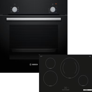 Bosch HBD214FB65 Einbau-Backofen-Set mit Induktionskochfeld Kreaktivmoebel, Kreativ möbel.