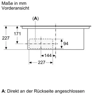 BOSCH Kochfeld Dunstabzug Serie 4 (Induktion), 60 cm