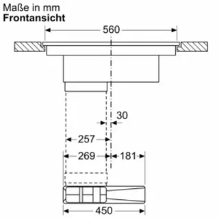 BOSCH Kochfeld Dunstabzug Serie 4 (Induktion), 60 cm