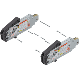 Aventos HF Teleskophebel -Set KH =480-570mm Nickel 20F3200 | 20F3200.01